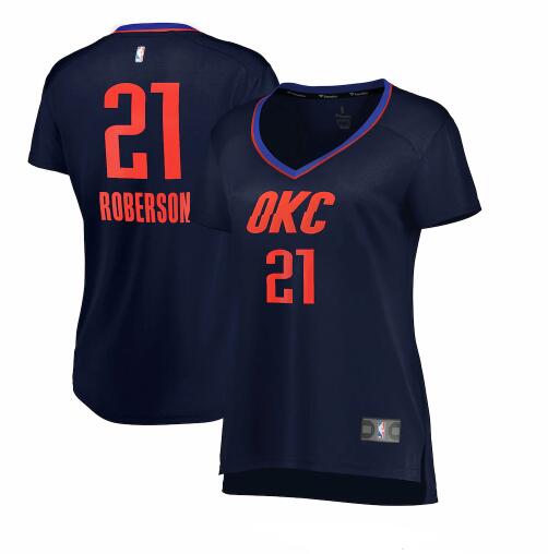 Camiseta baloncesto Andre Roberson 21 statement edition Armada Oklahoma City Thunder Mujer