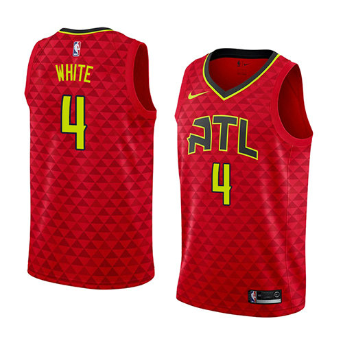 Camiseta baloncesto Andrew White 4 Statement 2018 Rojo Atlanta Hawks Hombre