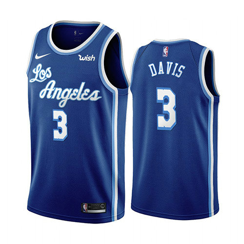 Camiseta baloncesto Anthony Davis 23 Classic 2019-20 Azul Los Angeles Lakers Hombre