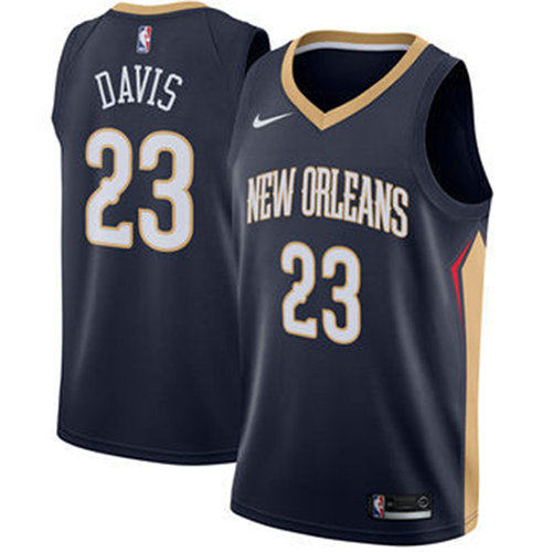 Camiseta baloncesto Anthony Davis 23 Icon 2017-18 Azul New Orleans Pelicans Hombre