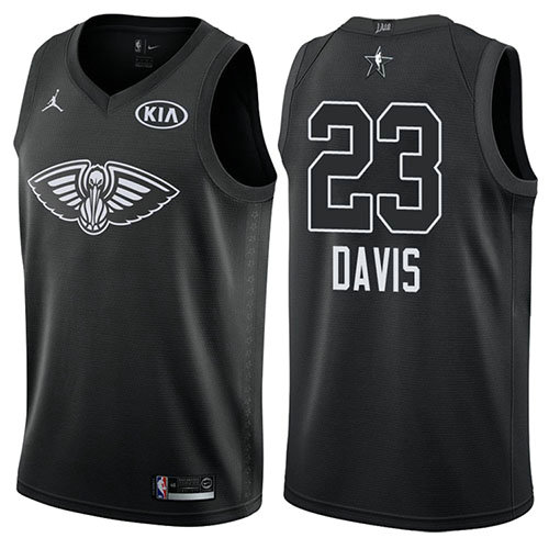Camiseta baloncesto Anthony Davis 23 Negro All Star 2018 Hombre