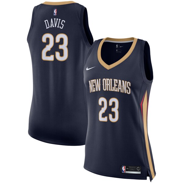 Camiseta baloncesto Anthony Davis 23 Nike icon edition Armada New Orleans Pelicans Mujer