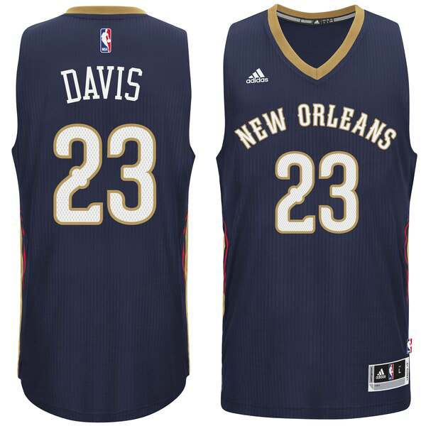 Camiseta baloncesto Anthony Davis 23 adidas Player Swingman Armada New Orleans Pelicans Hombre
