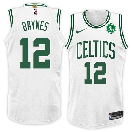Camiseta baloncesto Aron Baynes 12 Association 2018 Blanco Boston Celtics Hombre