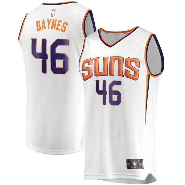 Camiseta baloncesto Aron Baynes 46 Association Edition Blanco Phoenix Suns Hombre