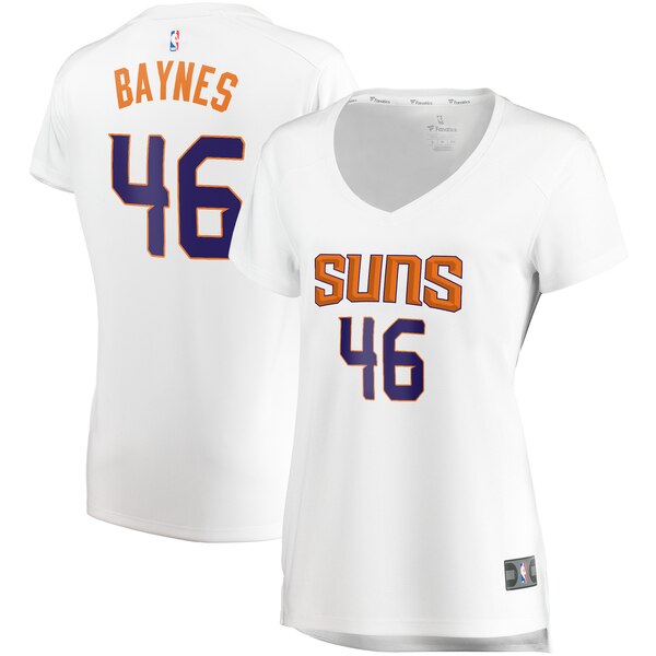 Camiseta baloncesto Aron Baynes 46 association edition Blanco Phoenix Suns Mujer