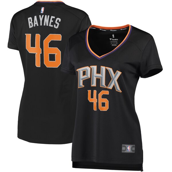 Camiseta baloncesto Aron Baynes 46 statement edition Negro Phoenix Suns Mujer