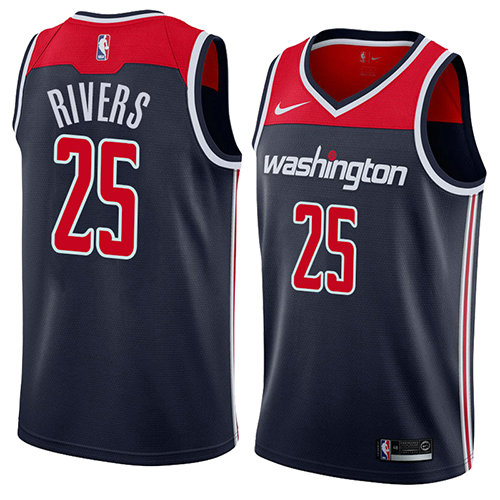 Camiseta baloncesto Austin Rivers 25 Statement 2018 Negro Washington Wizards Hombre