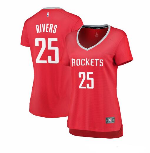 Camiseta baloncesto Austin Rivers 25 icon edition Rojo Houston Rockets Mujer