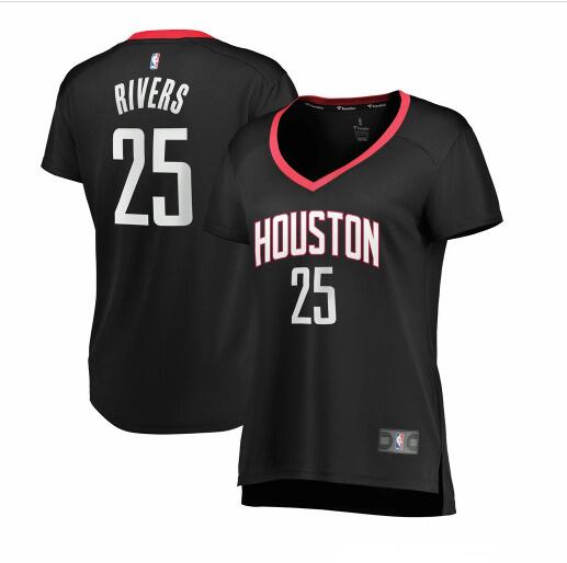 Camiseta baloncesto Austin Rivers 30 statement edition Negro Houston Rockets Mujer