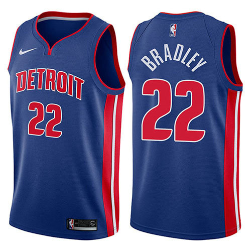 Camiseta baloncesto Avery Bradley 22 Icon 2017-18 Azul Detroit Pistons Hombre