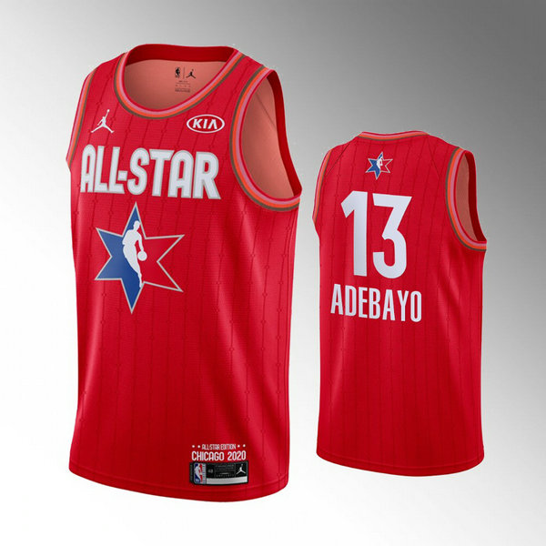 Camiseta baloncesto Bam Adebayo 13 Rojo All Star 2020 Hombre