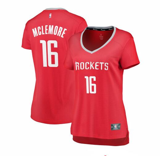 Camiseta baloncesto Ben McLemore 16 icon edition Rojo Houston Rockets Mujer