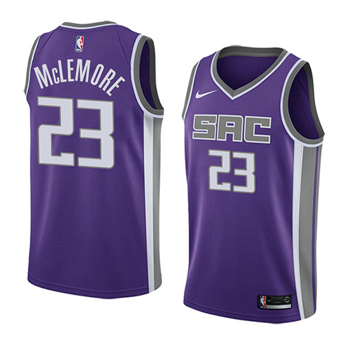 Camiseta baloncesto Ben Mclemore 23 Icon 2018 P鐓pura Sacramento Kings Hombre