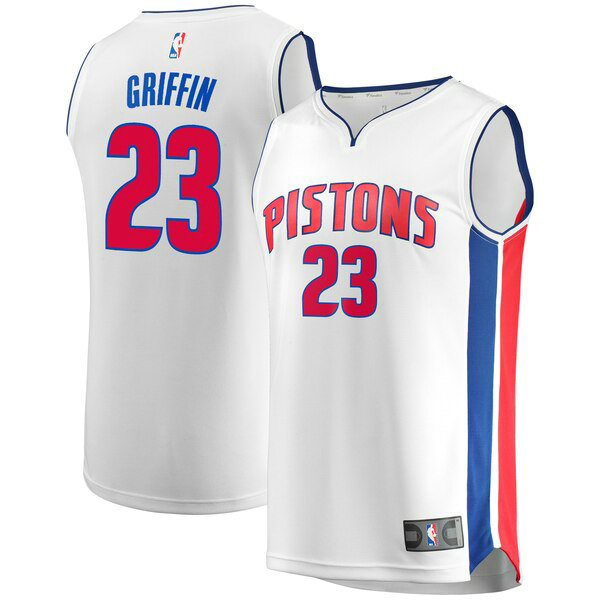 Camiseta baloncesto Blake Griffi 23 Association Edition Blanco Detroit Pistons Hombre