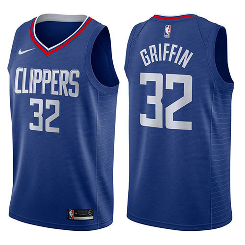 Camiseta baloncesto Blake Griffin 32 Icon 2017-18 Azul Los Angeles Clippers Hombre