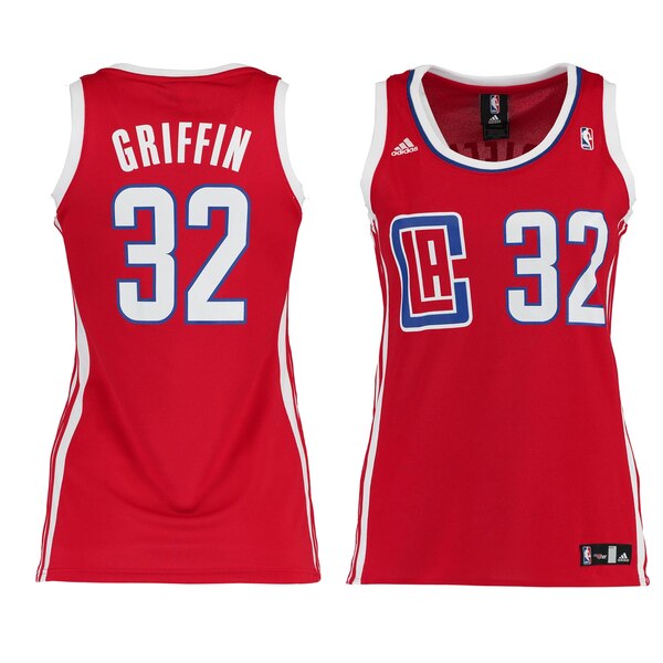 Camiseta baloncesto Blake Griffin 32 Réplica Rojo Los Angeles Clippers Mujer