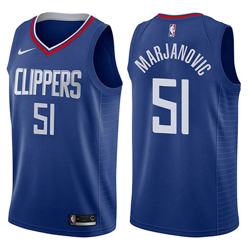 Camiseta baloncesto Boban Marjanovic 51 Icon 2017-18 Azul Los Angeles Clippers Hombre
