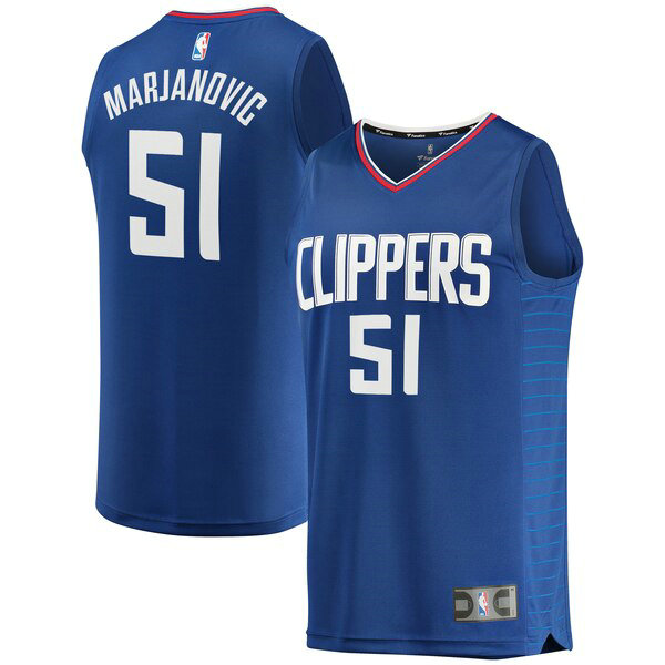 Camiseta baloncesto Boban Marjanovic 51 Icon Edition Azul Los Angeles Clippers Hombre