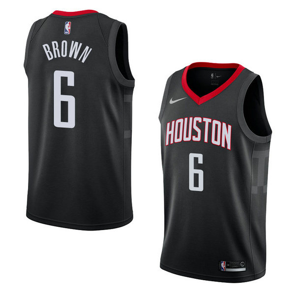 Camiseta baloncesto Bobby Marron 6 Statement 2018 Negro Houston Rockets Hombre