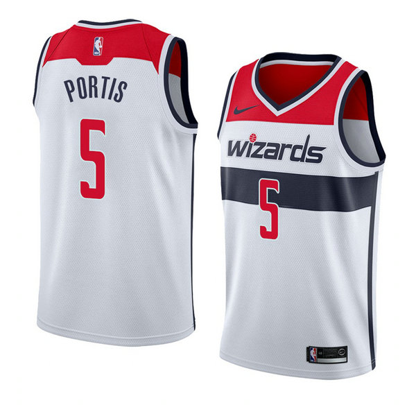 Camiseta baloncesto Bobby Portis 5 Association 2018 Blanco Washington Wizards Hombre