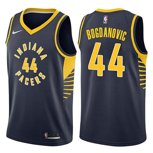 Camiseta baloncesto Bojan Bogdanovic 44 Icon 2017-18 Azul Indiana Pacers Hombre