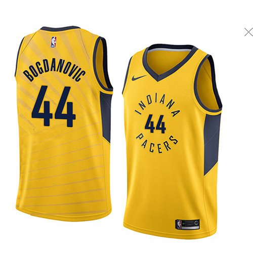 Camiseta baloncesto Bojan Bogdanovic 44 Statement 2018 Amarillo Indiana Pacers Hombre