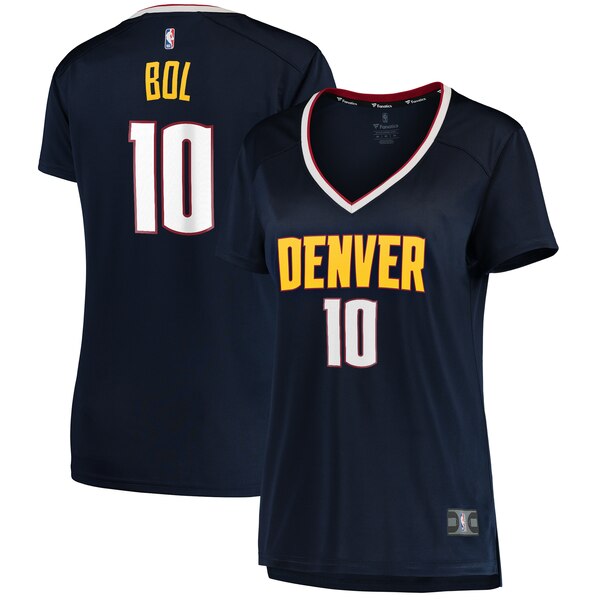 Camiseta baloncesto Bol Bol 10 icon edition Armada Denver Nuggets Mujer