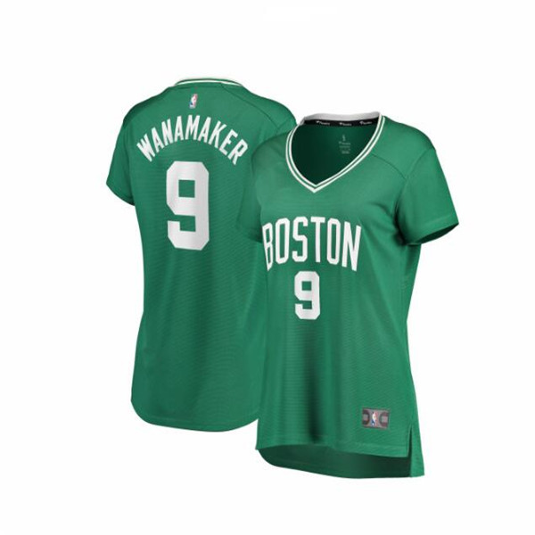 Camiseta baloncesto Brad Wanamaker 9 icon edition Verde Boston Celtics Mujer