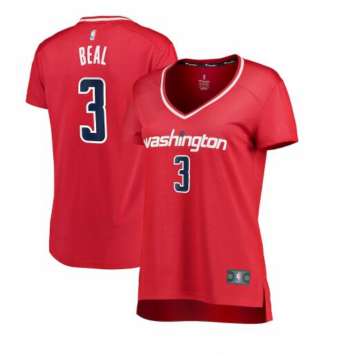 Camiseta baloncesto Bradley Beal 3 icon edition Rojo Washington Wizards Mujer