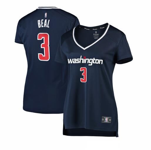 Camiseta baloncesto Bradley Beal 3 statement edition Armada Washington Wizards Mujer