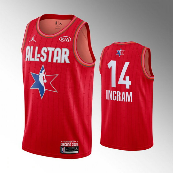 Camiseta baloncesto Brandon Ingram 14 Rojo All Star 2020 Hombre