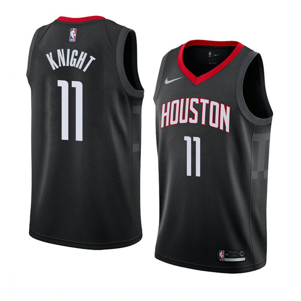 Camiseta baloncesto Brandon Knight 11 Statement 2017-18 Negro Houston Rockets Hombre