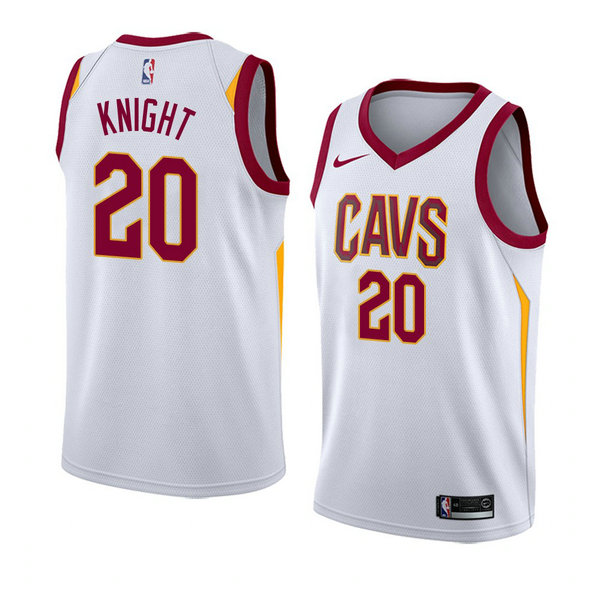 Camiseta baloncesto Brandon Knight 20 Association 2018 Blanco Cleveland Cavaliers Hombre