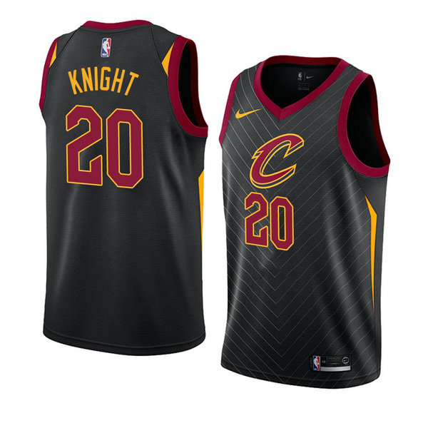 Camiseta baloncesto Brandon Knight 20 Statement 2018 Negro Cleveland Cavaliers Hombre