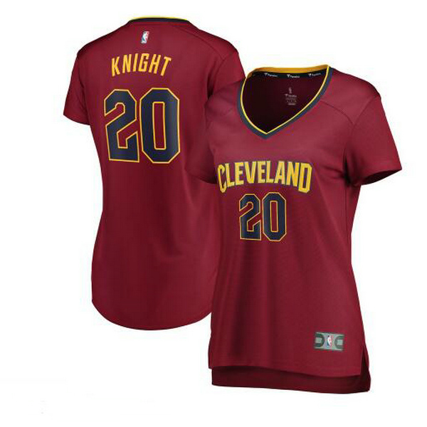 Camiseta baloncesto Brandon Knight 20 icon edition Rojo Cleveland Cavaliers Mujer