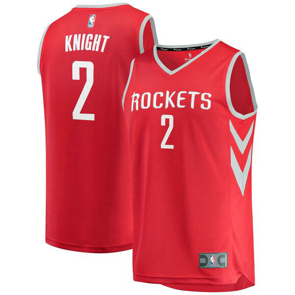 Camiseta baloncesto Brandon Knight 2 Icon Edition Rojo Houston Rockets Hombre