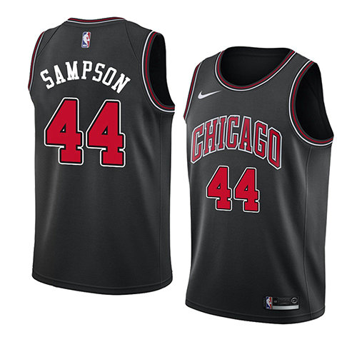 Camiseta baloncesto Brandon Sampson 44 Statement 2018 Negro Chicago Bulls Hombre