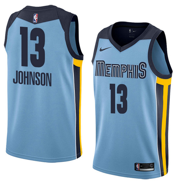 Camiseta baloncesto Brice Johnson 13 Statement 2018 Azul Memphis Grizzlies Hombre
