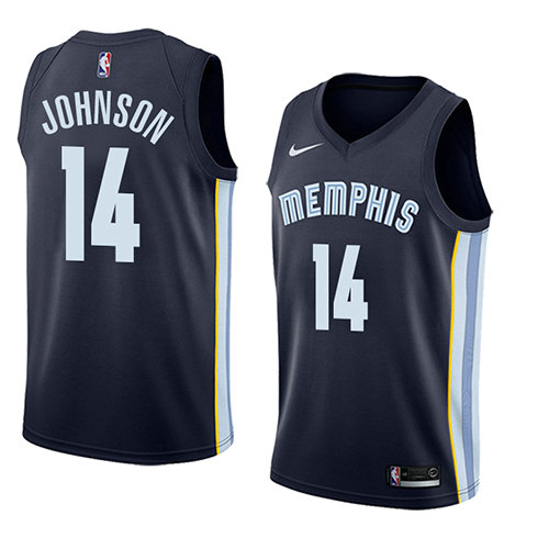 Camiseta baloncesto Brice Johnson 14 Icon 2018 Azul Memphis Grizzlies Hombre