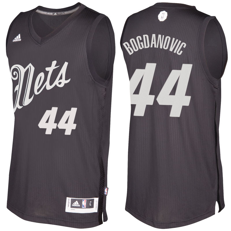 Camiseta baloncesto Brooklyn Nets 2016 Bojan Bogdanovic 44 Negro