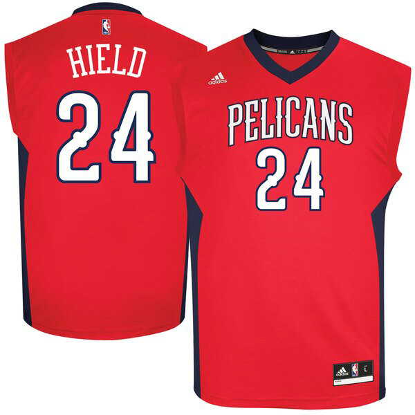 Camiseta baloncesto Buddy Hield 24 adidas Replica Rojo New Orleans Pelicans Hombre
