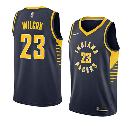 Camiseta baloncesto C.j. Wilcox 23 Icon 2018 Azul Indiana Pacers Hombre