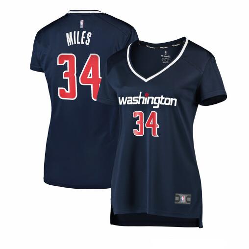 Camiseta baloncesto CJ Miles 34 statement edition Armada Washington Wizards Mujer