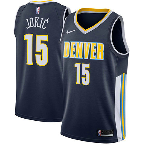 Camiseta baloncesto Carmelo Anthony 15 2017-18 Azul Denver Nuggets Hombre