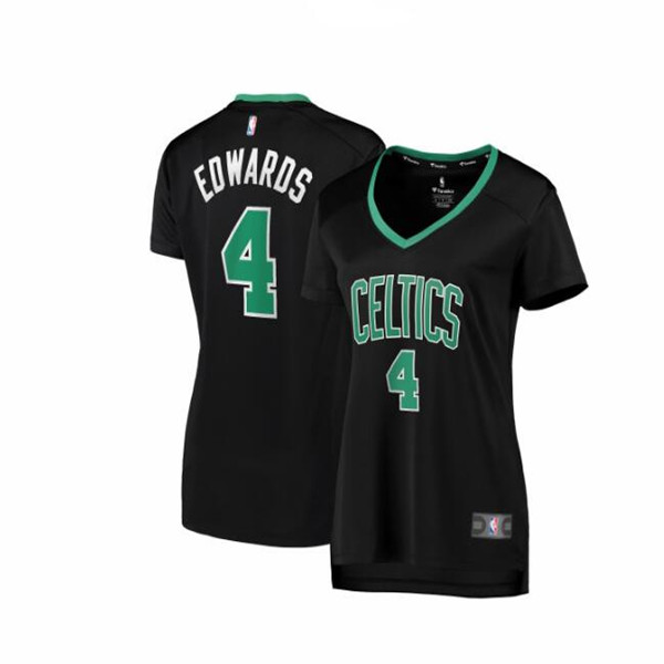 Camiseta baloncesto Carsen Edwards 4 statement edition Negro Boston Celtics Mujer