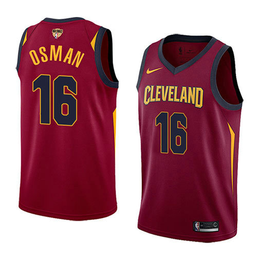 Camiseta baloncesto Cedi Osman 16 Icon 2017-18 Finals Bound Rojo Cleveland Cavaliers Hombre