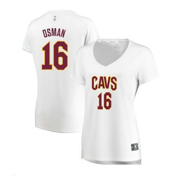 Camiseta baloncesto Cedi Osman 16 association edition Blanco Cleveland Cavaliers Mujer