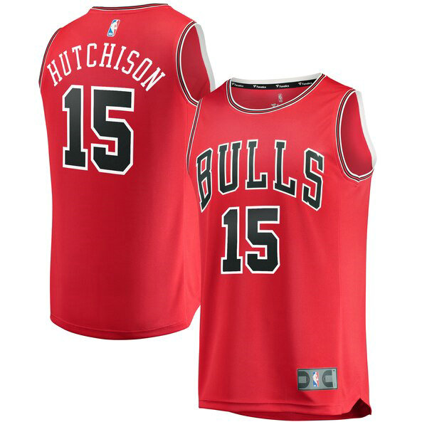 Camiseta baloncesto Chandler Hutchison 15 2019 Negro Chicago Bulls Hombre