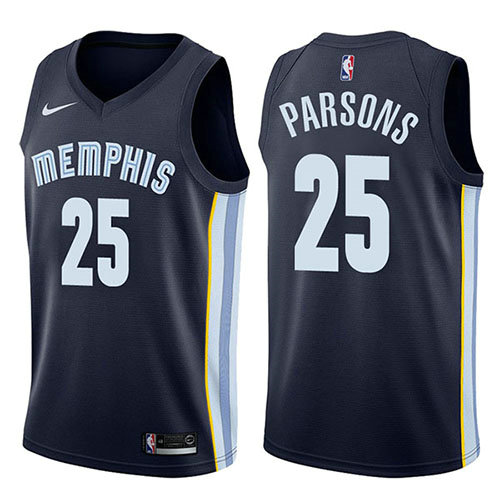 Camiseta baloncesto Chandler Parsons 25 Icon 2017-18 Azul Memphis Grizzlies Hombre